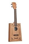 Kala Brand Music Co. Cigar Box Ukulele, 4-String, Right, Natural, Concert (KA-CB-VICT-C-W-Bag)