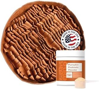Healthy Eating Set for Dogs | Includes Pumpkin Probiotic Powder & Brown Feeder Mat | Reduces Speed Eating & Supports Healthy Digestion | Made in The USA, NASC Certified, & Vet-Approved