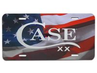 Case USA Flag License Plate