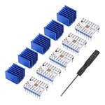 DollaTek 5Pcs Stepper Motor Driver TMC2208 for 3D Printer Motherboard Packed with Heat Sink and Screwdriver