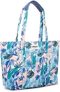 Kinmac Women's Laptop Tote Bag Top Handle Handbag Work Bag for Laptop Computer Up to 15.6 inch, Sea Grass