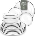 18 Piece Dinner Sets for 6 People -