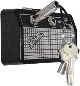 P Pluginz Licensed Fender Jack Rack Mini- Guitar amp Key Holder, Includes 2 Guitar Plug Keychains and 1 Wall mounting kit. Quick and Easy Installation.