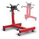 Torin T26801 Big Red Steel Rotating Engine Stand with Foldable Frame: 3/4 Ton (1,500 lb) Capacity, Black