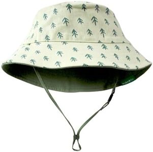 PARADE Reversible Organic Cotton Bucket Hats Trees and Camper Green Small (6-12 Months)