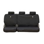 Covercraft Carhartt Super Dux SeatSaver Custom Seat Covers | SSC8489COBK | 2nd Row 60/40 Bench Seat | Compatible with Select Chevrolet Silverado/GMC Sierra Crew Cab or Double Cab Models | Black