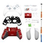 Hzxkqmil Replacement Full Housing Shell Case Kit for Xbox One Elite 1st Controller - Include Faceplates Cover Middle Frame Side Rails ABXY Buttons LB RB Bumper Accessories
