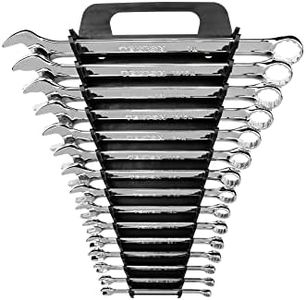 TEKTON Combination Wrench Set with Store and Go Keeper, Inch, 1/4-Inch - 1-Inch, 15-Piece | 18772