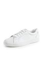 Keds Women's Pursuit Leather Sneaker, White, 5 W US