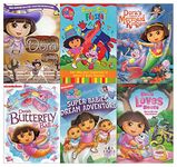 Dora the Explorer: Cowgirl Dora / Super Silly Fiesta / Dora's Rescue in Mermaid Kingdom / Dora's Butterfly Ball / Super Babies Dream Adventure / Dora Loves Boots (6-Pack)