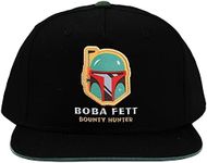 Star wars Boba Fett Printed Applique and Embroidered Twill Snapback Hat for boys