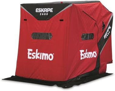 Eskimo Eskape 2600 Insulated 2 Person Ice Fishing Shelter,Red