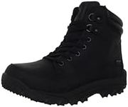 Timberland Men's Rime Ridge Mid WP Sneaker, Black Nubuck, 10.5 UK