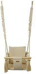 Baby/toddler swing, indoor, outdoor, soft seat, swing chair (colour: cream)