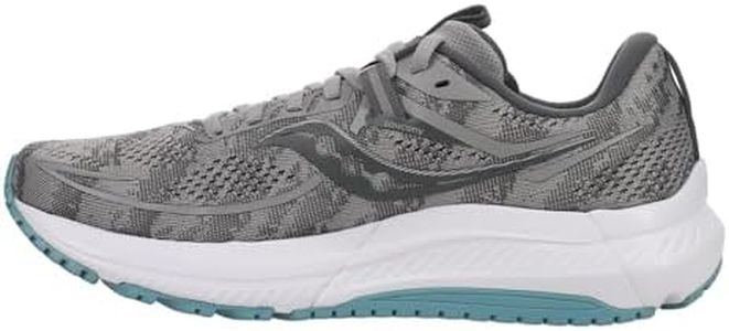 Saucony Women's Omni 21 Running Shoe, Alloy/Rainfa, 8 US