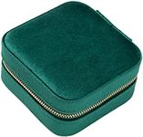 Velvet Travel Jewelry Box | Travel Jewelry Case - Portable Display Jewelry Storage Case, Small Jewelry Organizer Box for Girls