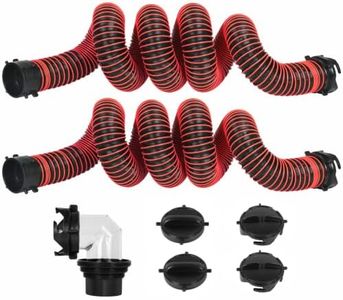 OUTPRIZE 20FT RV Sewer Hose with Bayonet Fittings and 4-in-1 Adapter Elbow