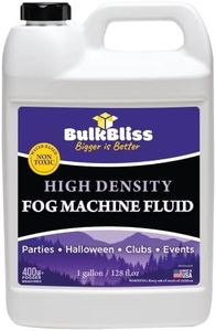 BulkBliss Fog Machine Fluid, Indoor Liquid Formula for Parties and Events, High Density Smoke, 1 Gallon