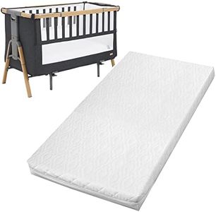 Pinkfairy® Baby Toddler Crib Foam Mattress - Compatible with Tutti Bambini cot mattress - Breathable Cozy Ultra Soft Anti-Allergic (80.5 x 51 x 4cm)