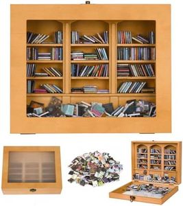 SIHPTO Anxiety Bookshelf with 300pcs Mini Books，Mini Bookshelf Ornament，Small Bookshelf for Book Lovers, Miniature Book Library,Stress-Relieving Gifts for Family and Friends
