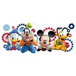 RoomMates RMK2561GM Mickey and Friends Mickey Mouse Clubhouse Capers Peel and Stick Giant Wall Decals, 101.6 cm L X 45.7 cm W