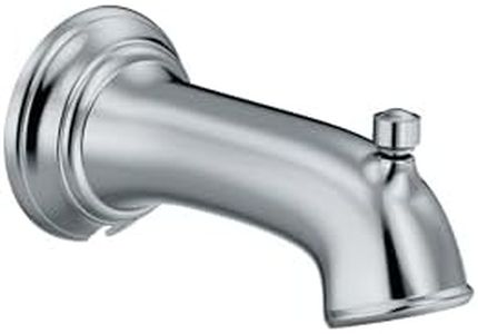 Moen 3737 Dartmoor 1/2-Inch Slip Fit Connection Diverter Tub Spout, Chrome