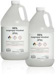 High Impact 99% Isopropyl Alcohol (IPA) Gallon - Made in The USA - Pack of 2