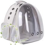 Front Expandable Cat Backpack, Fit up to 20 lbs, Space Capsule Bubble Window Pet Carrier Backpack for Large Fat Cat and Small Puppy