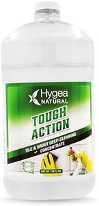 Hygea Natural Tough Action Tile & Grout Cleaner - Deep Cleans Dirt & Scum, Conditions & Enhances Stone Color - Acid-Free & Residue-Free Formula (Concentrated Gallon)