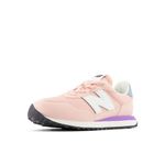 New Balance Kid's 237 V1 Bungee Sneaker, Pink/Violet Crush, 1.5 W Little Kid (4-8 Years)