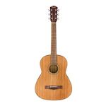 Fender FA-15 Acoustic Guitar, 3/4 Size Steel String, Natural, includes a Guitar Gig Bag