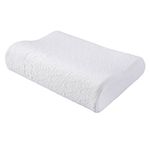 FMS 3-12 Years Memory Foam Pillow for Kids 6/8 cm (2.36/3.14 inch) Height Sleeping Pillow for Child with Pillowcase (3-12 Years)