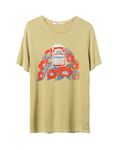 Budweiser Flowers Vintage Tee, Oliva, S