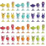 THE TWIDDLERS - 36 Monster Spring Jump Up Pop Up Toys for Kids, 6cm - Birthday Party Favours, Goody Bag Fillers and Toy Gift Set, Classroom Prizes