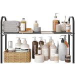 NETEL Under Sink Storage, Under Sink Storage Kitchen Organiser with 3 Plates,Kitchen Cupboard Organiser, Extendable Shelf for Cupbo