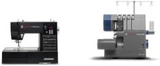 SINGER Heavy Duty 6600C Sewing Machine & X5004-HD Serger | 215 Stitches, Strong Motor, Metal Frame, LCD Screen, 2-3-4 Stitch Overlock, 1300 SPM, Differential Feed & LED Lights