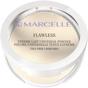 Marcelle Flawless Xtreme Last Universal Pressed Powder, Translucent, Talc-Free, Long-Lasting, Matte Finish, Hypoallergenic, Fragrance-Free, Cruelty-Free, Paraben-Free, Non-Comedogenic, Oil-Free, 7.5 g