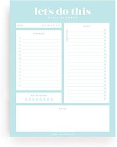Bliss Collections Daily Planner Tear Off Pad, 50 Undated Sheets, Desk Notepad, Let's Do This Daily Calendar, Schedule, Task Planner, To Do List, Priorities Tracker and Organizer, 210 x 297 mm
