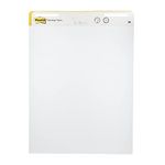 Post-it Super Sticky Meeting Charts, with 30 Sheets ,635 mm x 762 mm, White Color - For Brainstorming Anywhere and Keeping all Ideas Visible, Pack of 2