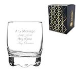 Personalised Engraved 80ml Adora Shot Glass with Gift Box, Personalise with Any Message for Parties, Birthdays, Weddings, Christmas or Any Occasion, Engraved in The UK