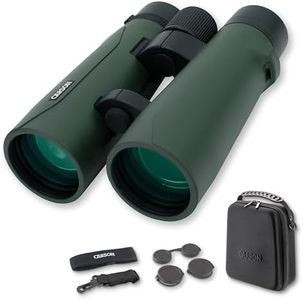 Carson 10x50mm RD Series Full Sized Open-Bridge Waterproof High Definition Binoculars