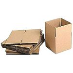 Box Brother 3 ply Brown Corrugated Packing Boxes Size 3.5x3.5x3.5 inches Length 3.5 inch Width 3.5 inch Height 3.5 inch Shipping and Courier Box Pack of 50