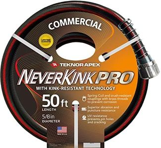 Neverkink Pro 5/8" x 50' Commercial Duty Durable Kink Free Garden Hose