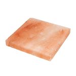 Himalayan Pink Salt Cooking Plate by Pride of India – 4 x 4 x 1” – Serving Plate for Cutting/Grilling – 100% Naturally Occurring Pink Salt/Food Grade – Easy to Use - Grilling Ideas for Kitchen