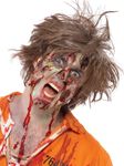 Smiffys Make-Up FX, Complete Zombie Kit, Facepaint Blood, Liquid Latex, Horror Flesh, Crayon & Applic, Cosmetics and Disguises Fancy Dress, Cosmetic Dress Up Cosmetics & Disguises.