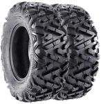 GAOMON AT19x7-8-4PR ATV Tires, All Terrain ATV UTV Mud Trail Tires(Set of 2, Tubeless)