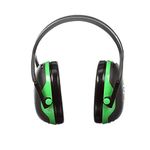 3M Peltor X1A Over-the-Head Ear Muffs, Noise Protection, NRR 22 dB, Construction, Manufacturing, Maintenance, Automotive, Woodworking , Black/Green