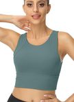 TOBWIZU Longline Sports Bras for Wo