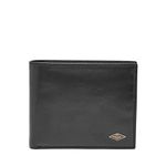 Fossil Men's Ryan Leather RFID-Blocking Bifold Wallet with Coin Pocket, Black, One Size