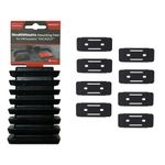 StealthMounts PAC-F-01-8 Mounting Feet, Black, 8 pack